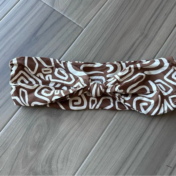 Stone Fox Swim Rawhide Swirl Bikini Top Bandeau - Picture 2 of 4